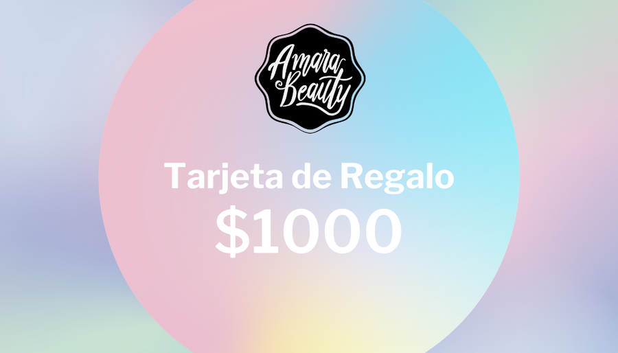 Tarjeta de Regalo - Amara Beauty Marca mexicana de cuidado de la piel Skincare Vegano y Cruelty Free